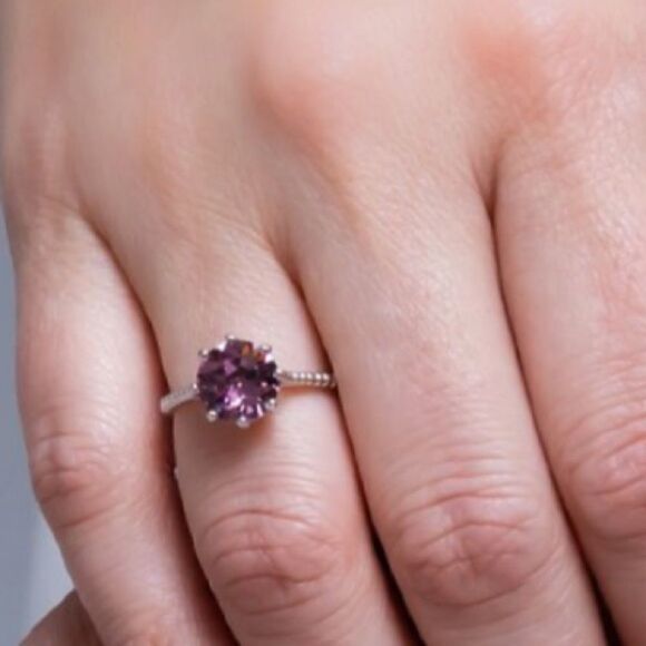 Swarovski authentic Crystals ring White Rhodium plated - Picture 4 of 10